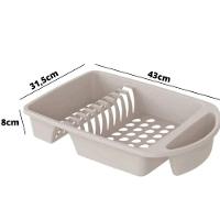 Escorredor De Louças Para Pratos Copos Talheres - Branco - 4