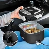 Marmita Elétrica Portátil 2 Em 1 Para Casa, Carro, Uber 12v-24v E 110v-220v Bivolt - 2