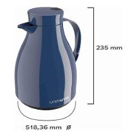 Garrafa Térmica Bule Gatilho Café água Chá Chimarrão 500ml - Azul - 2