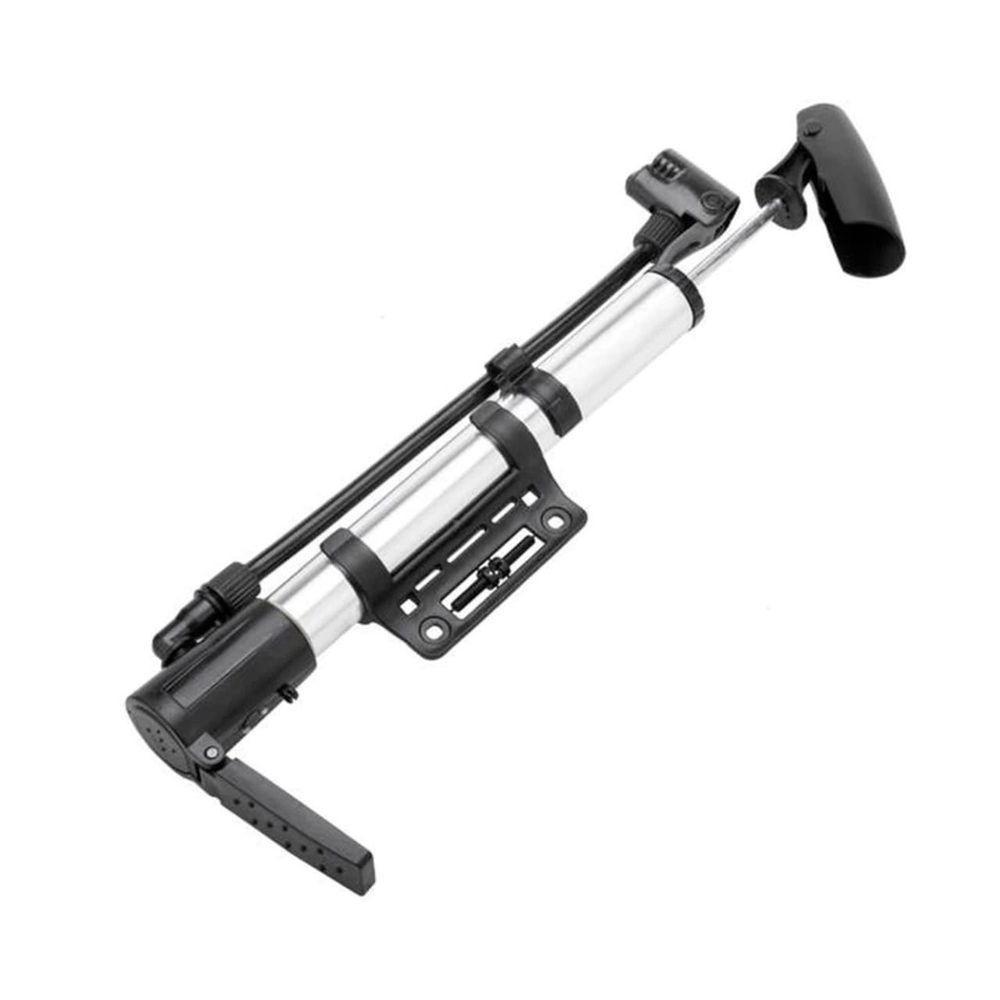 Bomba De Ar Com Suporte Encher Pneu Bicicleta, Carro, Bola, Boias, Bico Fino E Grosso - 4