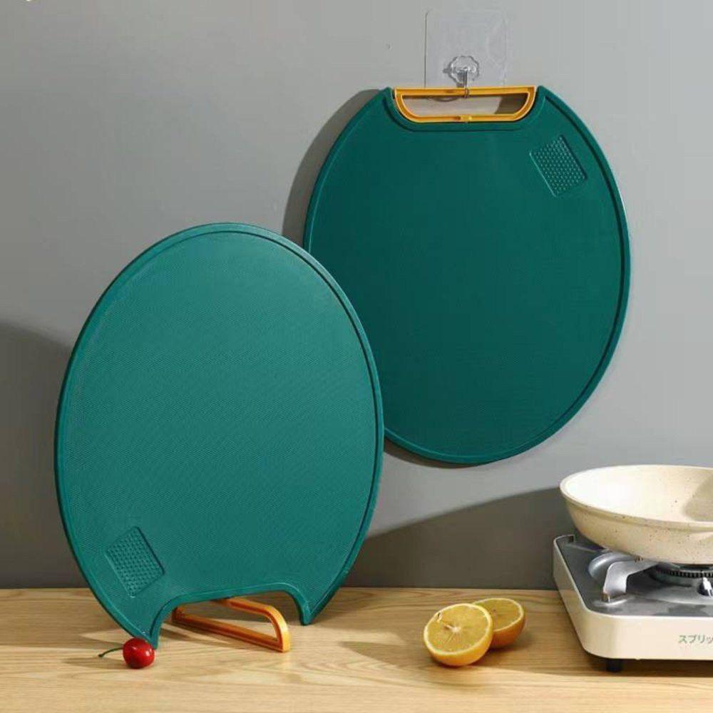 Tábua De Corte Redonda Com Ralador 32x34cm - Verde - 3