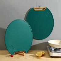 Tábua De Corte Redonda Com Ralador 32x34cm - Verde - 3