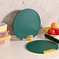 Tábua De Corte Redonda Com Ralador 32x34cm - Verde