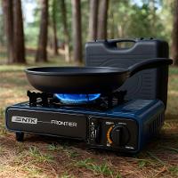 Fogareiro Frontier Nautika De Mesa Fogão Camping Portátil - Preto