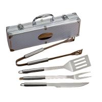 Kit Para Churrasco 4 Peças Com Maleta Profissional - 1
