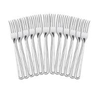 Kit 12 Garfos De Mesa Premium Aço Inox Restaurante Buffet Casamento Cozinha Refeições - 1