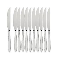 Kit 12 Facas De Mesa Premium Aço Inox Restaurante Buffet Casamento Cozinha Refeições - 1