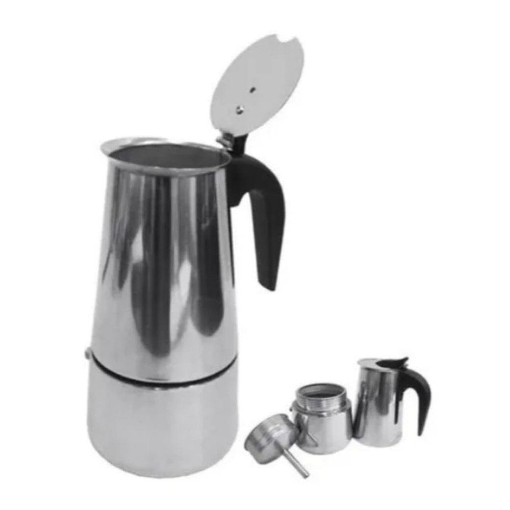Cafeteira Italiana Em Inox Café Expresso Encorpado 4 Xícaras 200ml - 2
