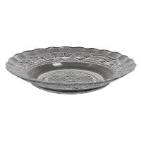 Kit Conjunto 4 Unidades Prato Fundo Vidro Transparente - 3