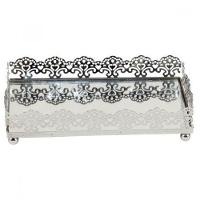 Bandeja De Ferro E Vidro - 12 X 20cm - 1