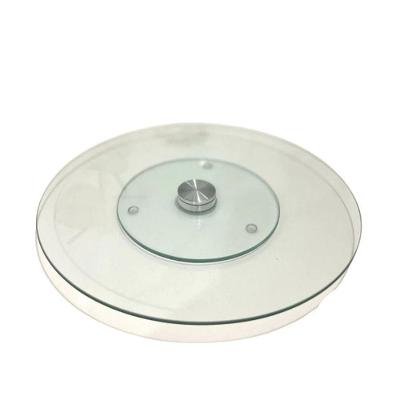 Prato Giratório Redondo Para Confeitagem Vidro 30cm