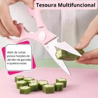 Conjunto 4 Peças De Utensílios De Cozinha Rosa - 3