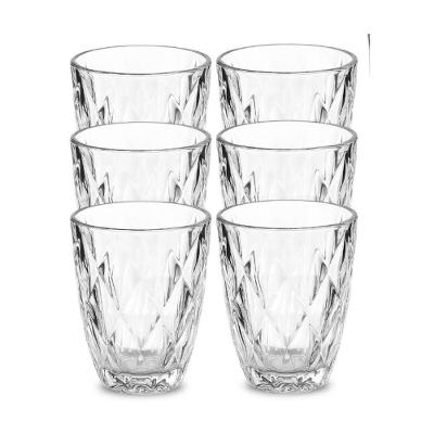 Kit Conjunto 6 Unidades Copo Vidro Arido 310ml