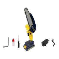 Mini Motosserra Elétrica 6'' Com Bateria Recarregável Bivolt - 1