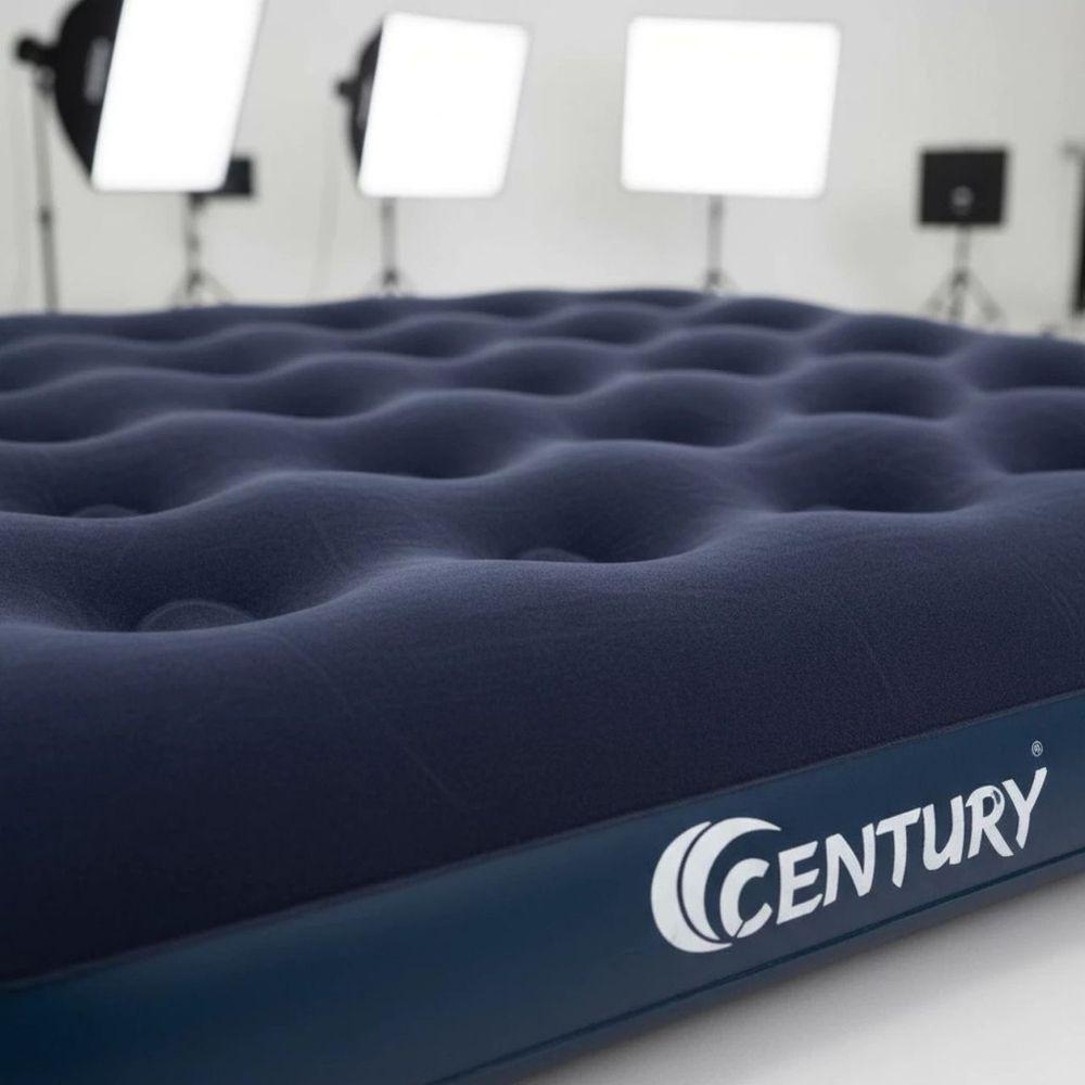 Colchão Inflável Casal 191x131x22cm Azul Viagem Camping - 4