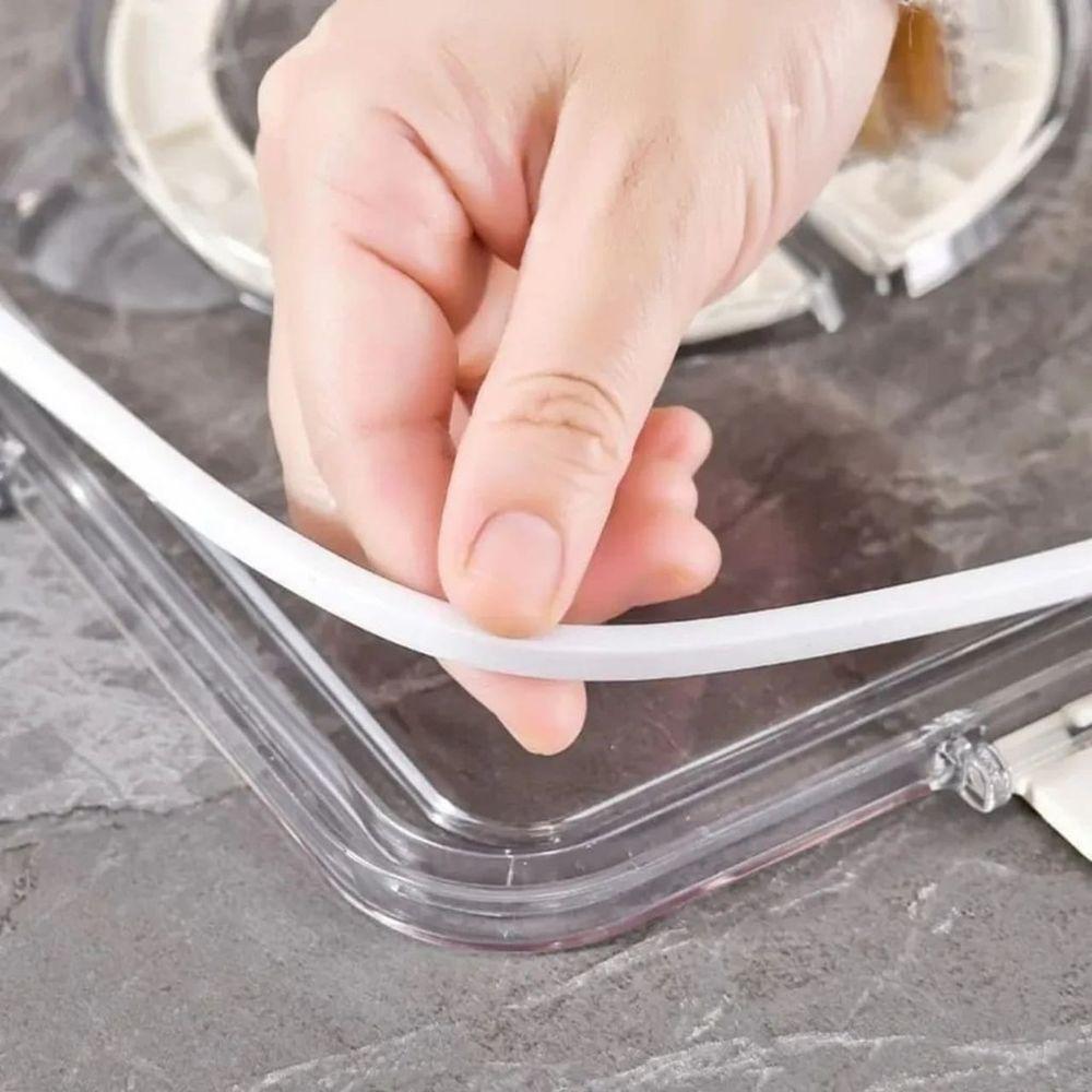 Organizador De Alimentos Geladeira Com Tampa Pote Cesto - 3