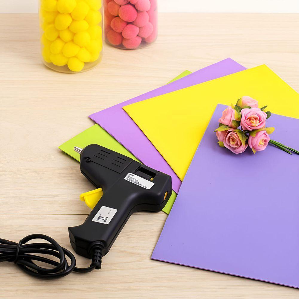 Pistola De Cola Quente Profissional 8w Pequena Bivolt Preta - 3