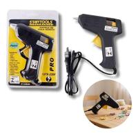Pistola De Cola Quente Profissional 8w Pequena Bivolt Preta - 5