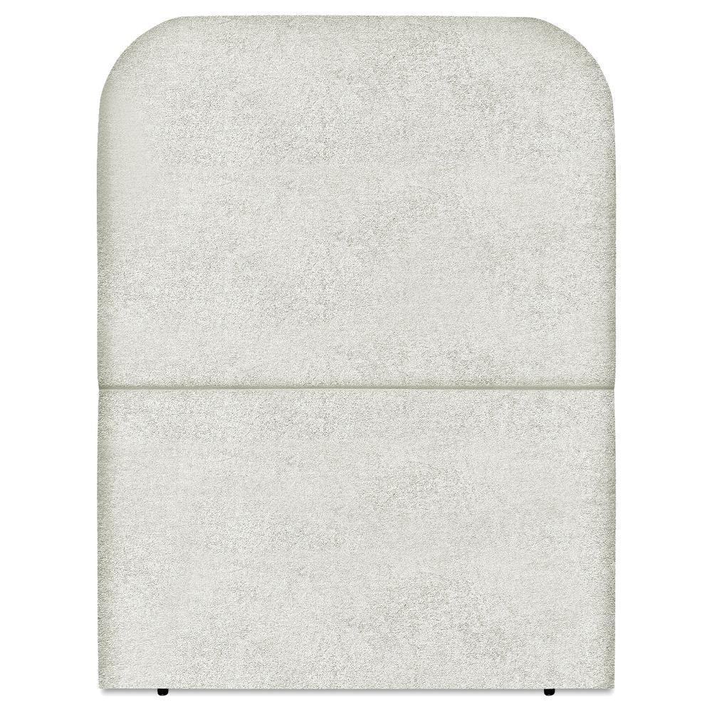 Cabeceira Solteiro 100 Cm Com Frame Alana Boucle Cinza Claro Artte Cinza Claro - 8