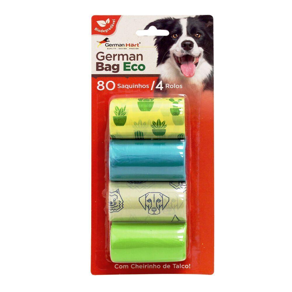 Kit Saquinho Para Coleta De Fezes De Seu Pet: Saquinhos Com Aroma De Talco Cm 4 Rolos - 1