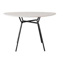 Mesa De Jantar Orgânica Soho 120cm Acácia Mel - Est.preta - 9