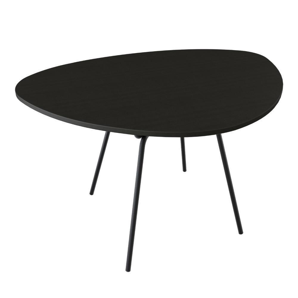 Mesa De Jantar Orgânica Soho 120cm Preto Tx - Est.preta - 2
