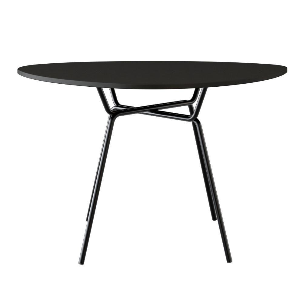 Mesa De Jantar Orgânica Soho 120cm Preto Tx - Est.preta - 5