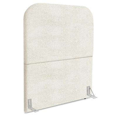 Cabeceira Solteiro 100 Cm Com Frame Alana Boucle Bege Artte Bege