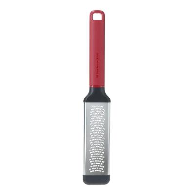 Ralador Zester Fino Queijo Legumes Inox Vermelho Kitchenaid