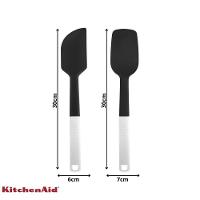 Jogo Espátula Pão Duro E Clássica Silicone Branco Kitchenaid - 5