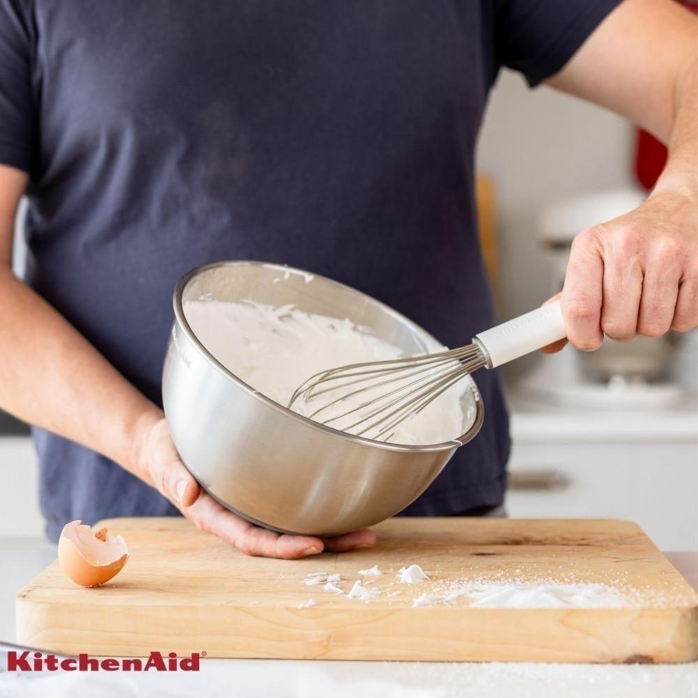 Jogo Espátula Pão Duro Clássica E Fouet Branco Kitchenaid - 3