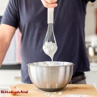 Jogo Espátula Pão Duro Clássica E Fouet Branco Kitchenaid - 7