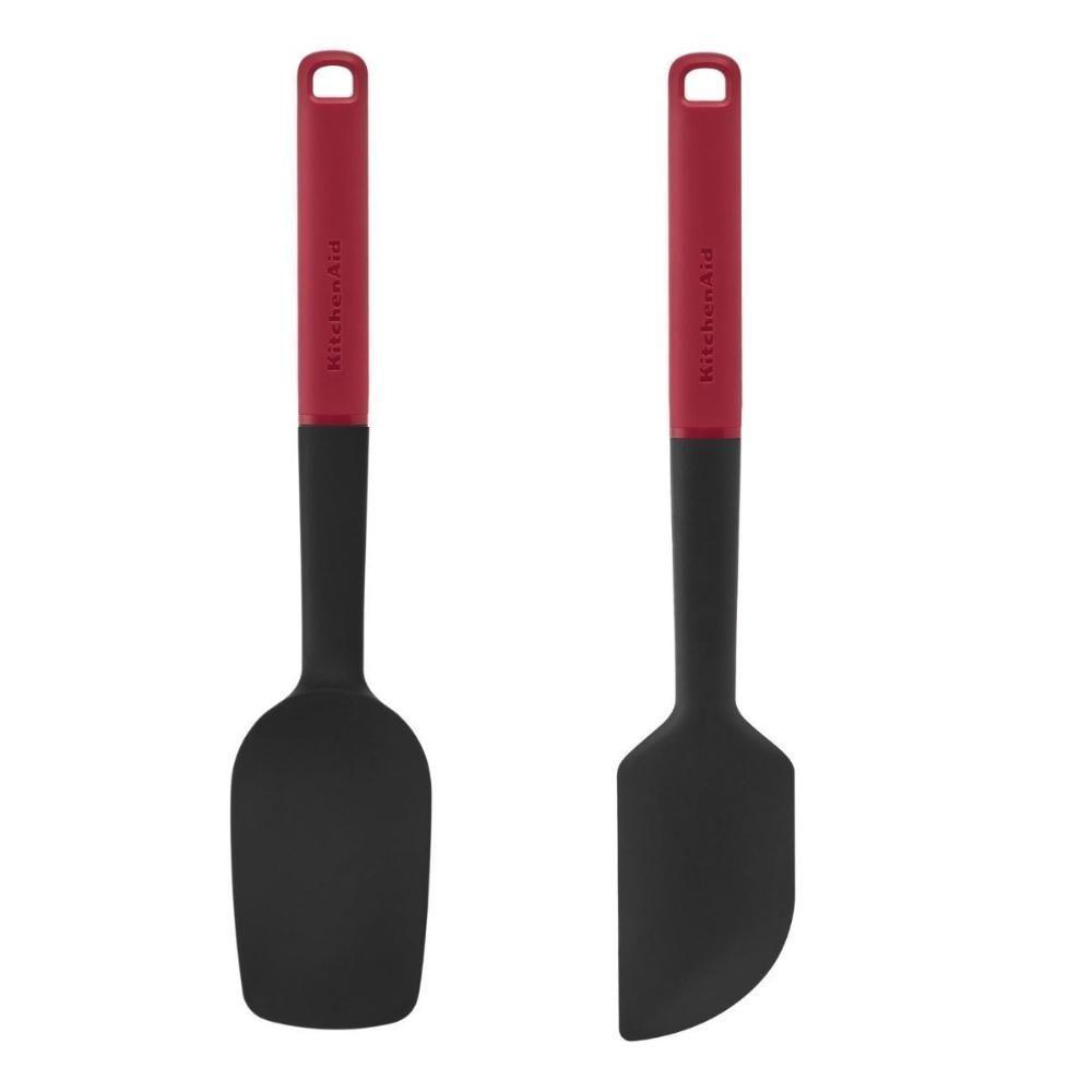 Jogo Espátula Pão Duro Clássica Silicone Vermelha Kitchenaid - 1