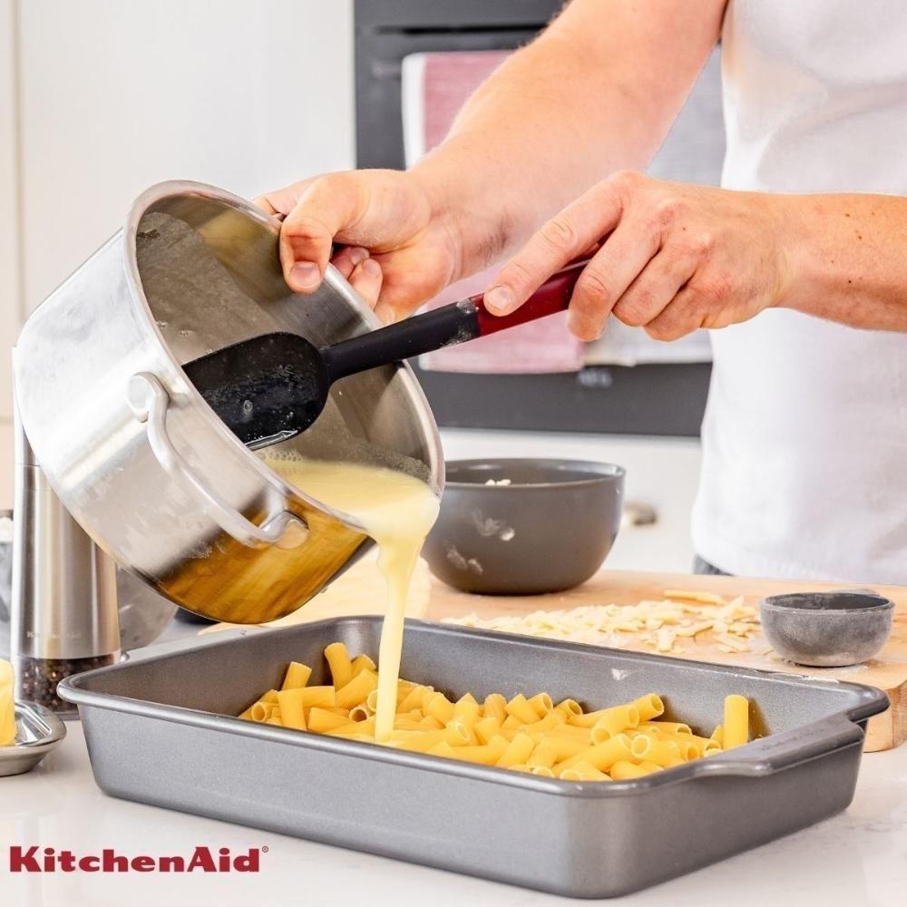 Jogo Espátula Pão Duro Clássica Silicone Vermelha Kitchenaid - 4