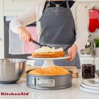 Jogo Espátula Pão Duro Clássica Silicone Vermelha Kitchenaid - 6