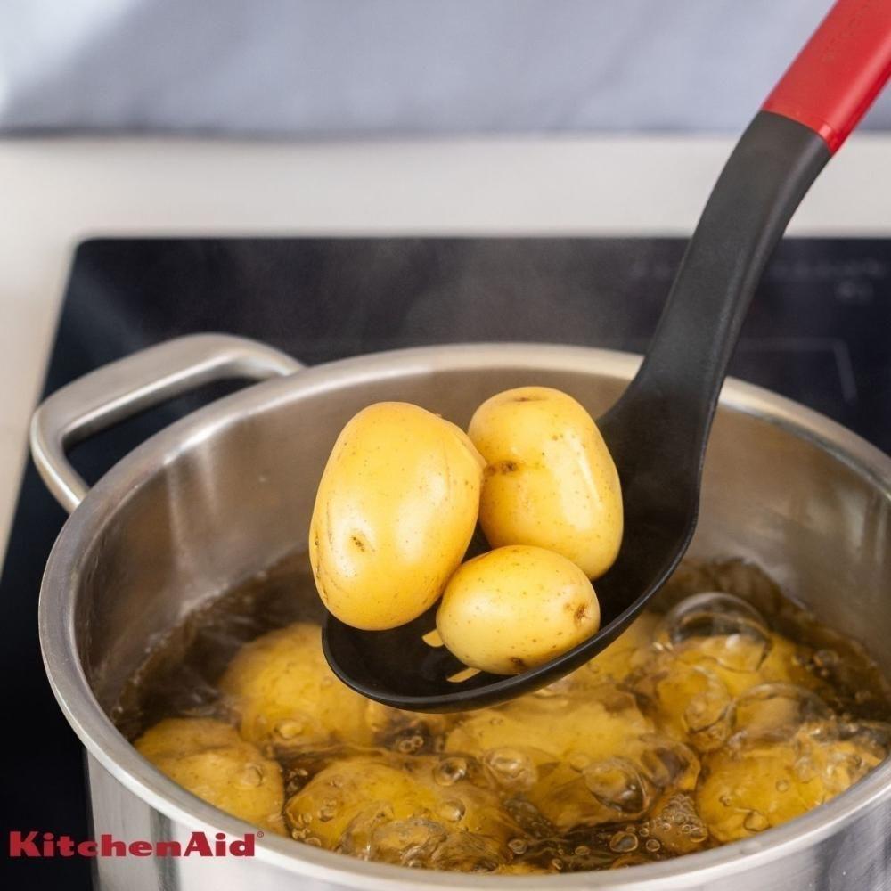 Jogo Colher Perfurada E Sólida Multiuso Vermelha Kitchenaid - 4