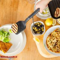 Espátula Turner Sólida Em Nylon Cozinha Preta Kitchenaid - 6