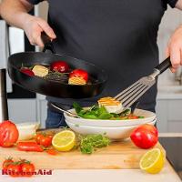 Espátula Flexível Perfurada 32cm Em Inox Preta Kitchenaid - 2