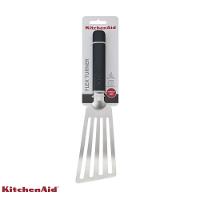 Espátula Flexível Perfurada 32cm Em Inox Preta Kitchenaid - 7
