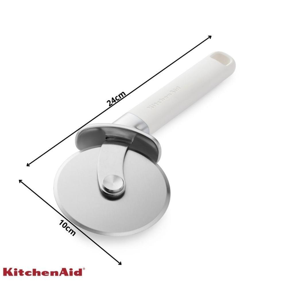 Cortador De Pizza Profissional Lâmina Inox Branco Kitchenaid - 4