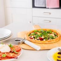 Cortador De Pizza Profissional Lâmina Inox Branco Kitchenaid - 3