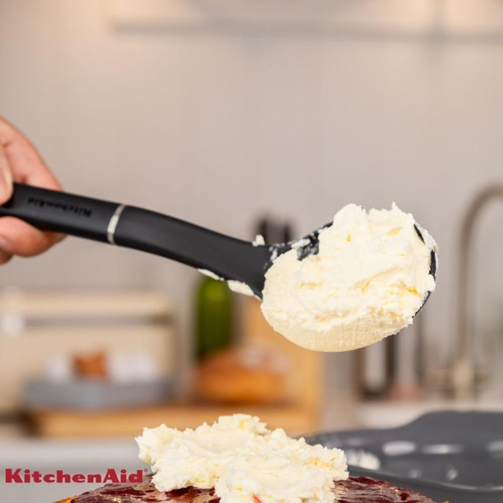 Colher De Cozinha Servir Nylon Multiuso Preta Kitchenaid - 3