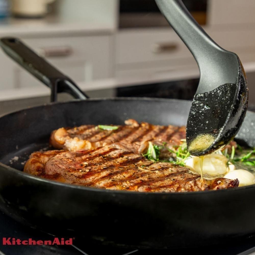 Colher De Cozinha Servir Nylon Multiuso Preta Kitchenaid - 5