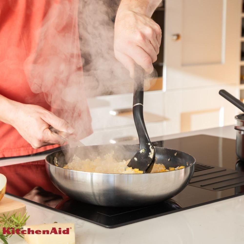 Colher De Cozinha Servir Nylon Multiuso Preta Kitchenaid - 6