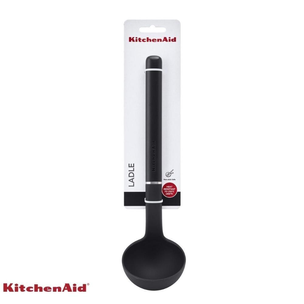 Concha Nylon Sopa Caldo Cozinha Prática Preto Kitchenaid - 6