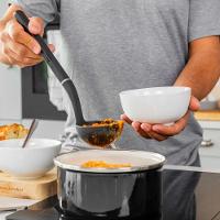 Concha Nylon Sopa Caldo Cozinha Prática Preto Kitchenaid - 2