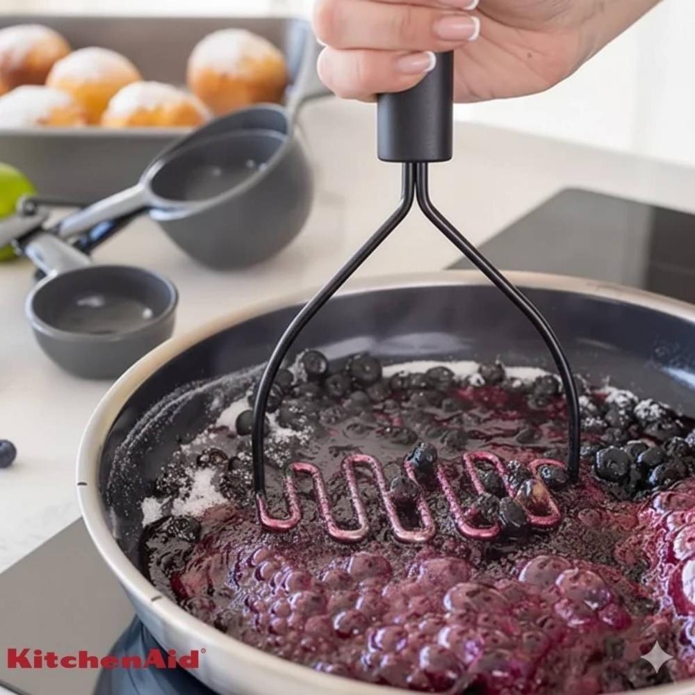 Amassador Batata Inox Cozinha Profissional Preto Kitchenaid - 3