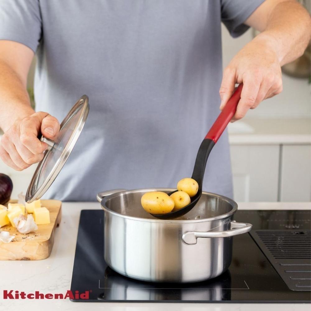 Colher Perfurada Servir Nylon Multiuso Vermelha Kitchenaid - 2