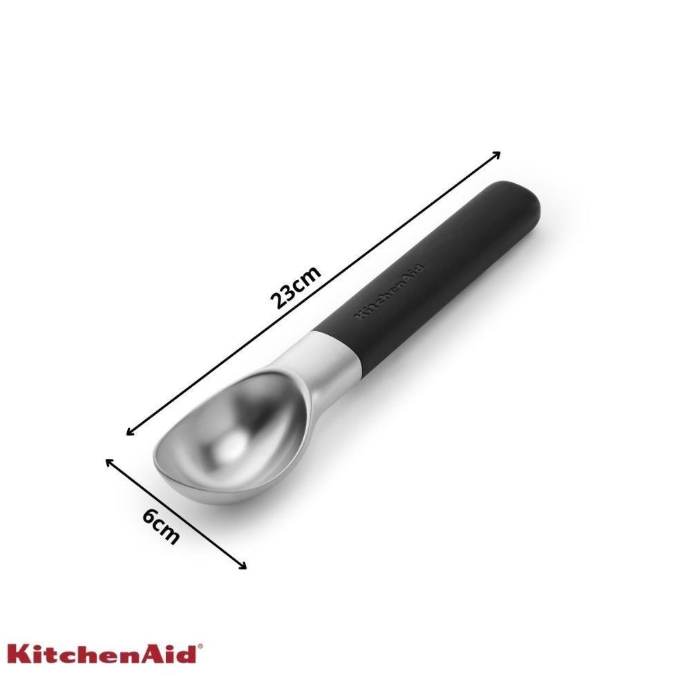 Colher Concha Sorvete Açai Sobremesa Zinco Preta Kitchenaid - 4