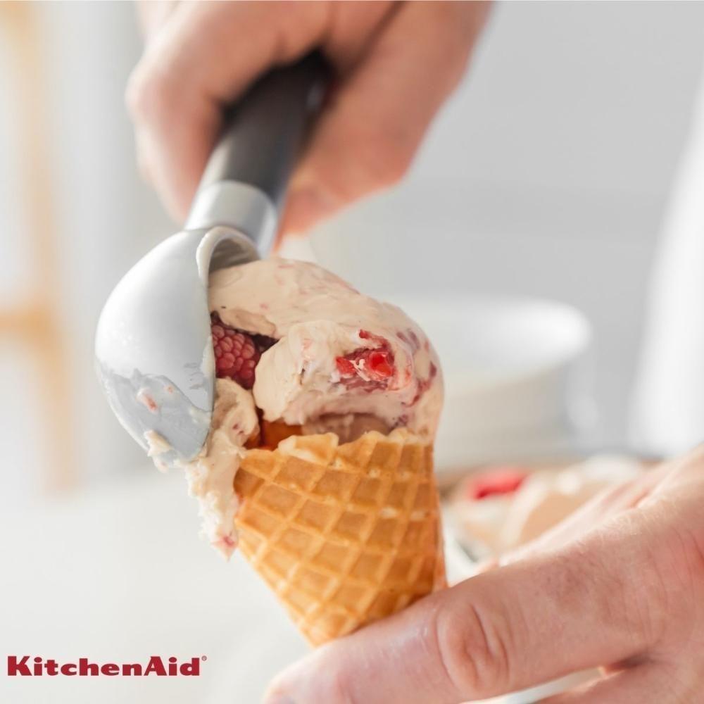 Colher Concha Sorvete Açai Sobremesa Zinco Preta Kitchenaid - 6